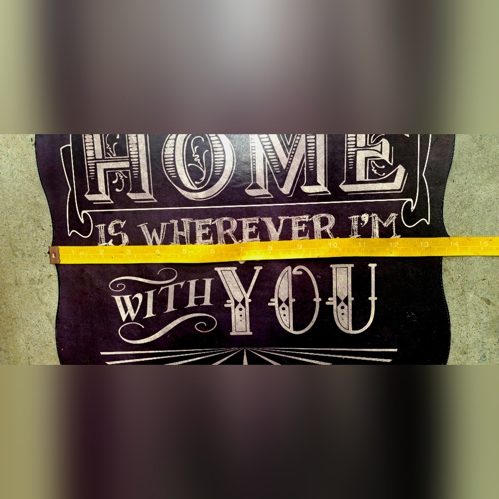 Kirklands Black Home Wall Decor Metal Sign image 4
